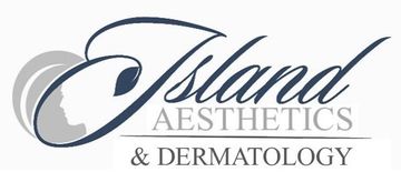 It is a logo for island aesthetics and dermatology.