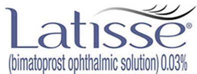 A logo for latisse bimatoprost ophthalmic solution