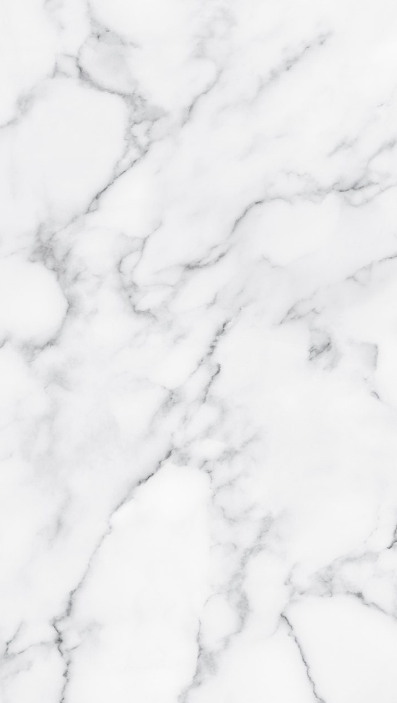White marble with gray veining.