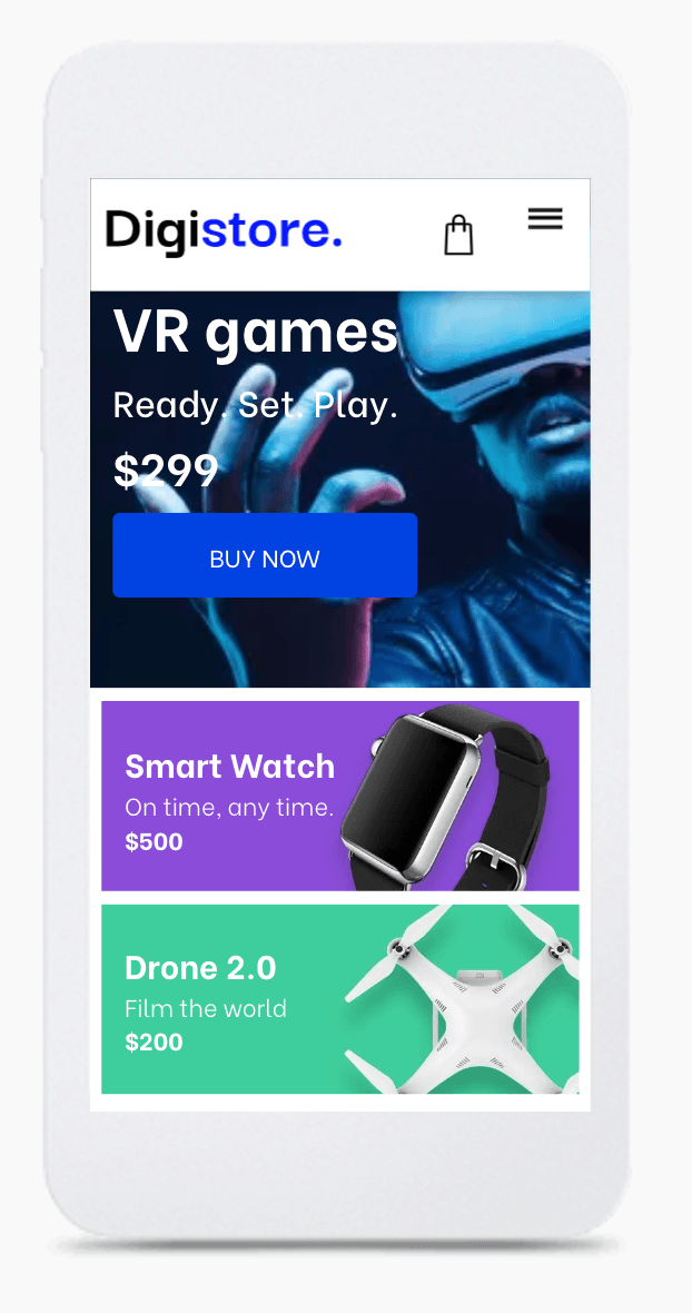 VERTICAL WEB PLATFORM: responsive web design, ecommerce, progressive web apps and more