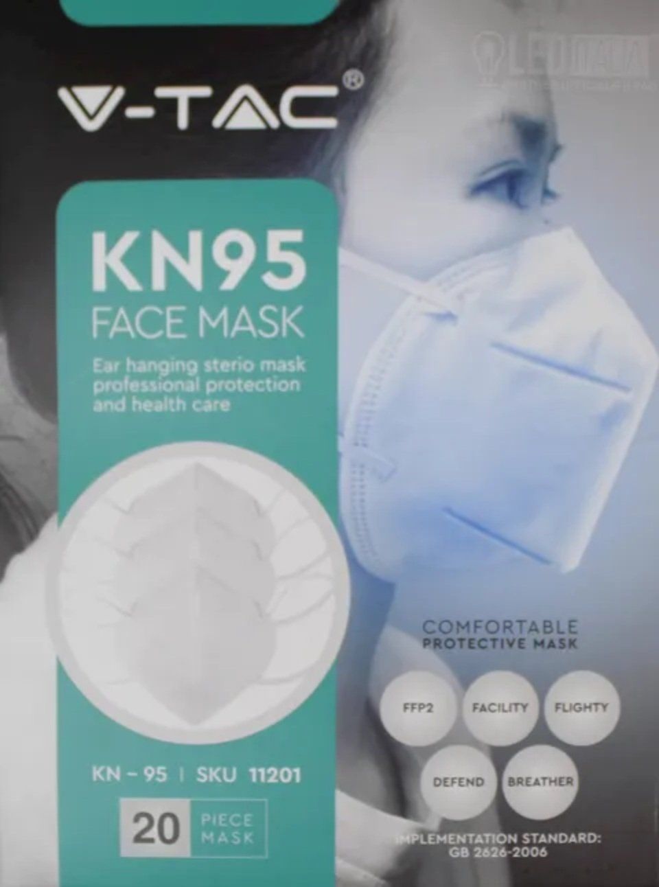 confezione face mask
