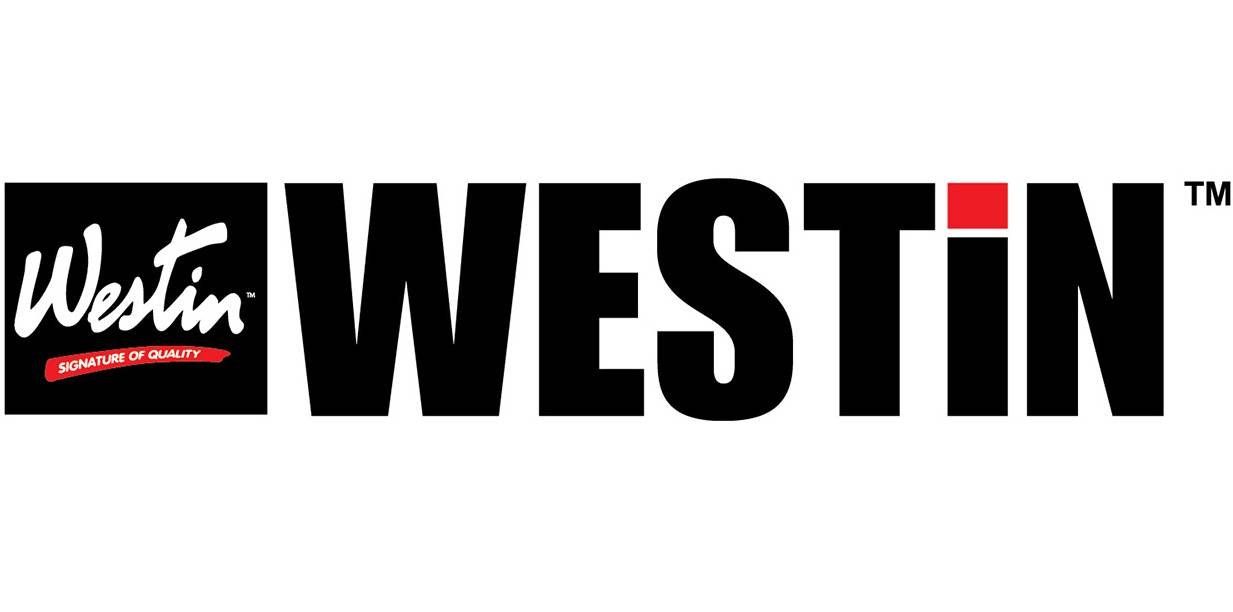 The westin logo is black and red on a white background.
