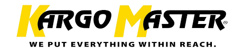 The logo for argo master is yellow and black and says we put everything within reach.