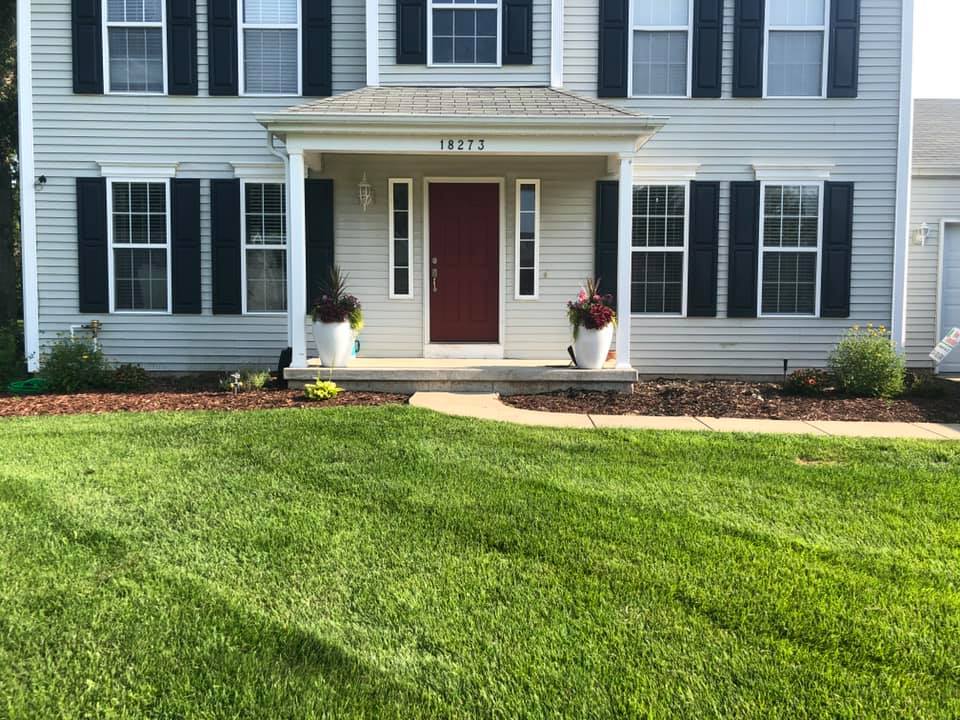 Pond Hardscape Before — South Bend, IN — New Generation Landscaping and Lawn