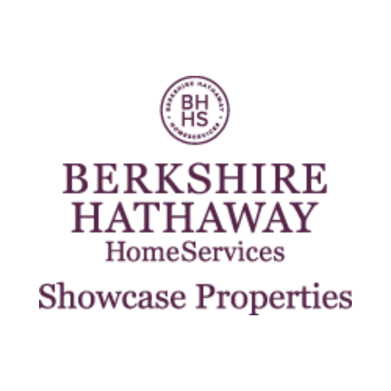 Berkshire Hathaway HomeServices Showcase Properties logo in purple and white.