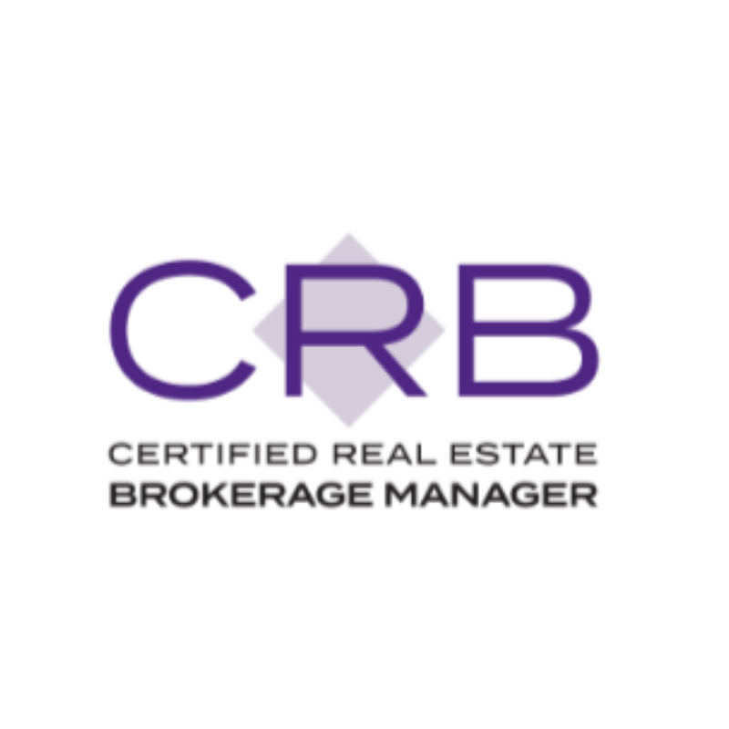 Purple CRB logo for Certified Real Estate Brokerage Manager certification.