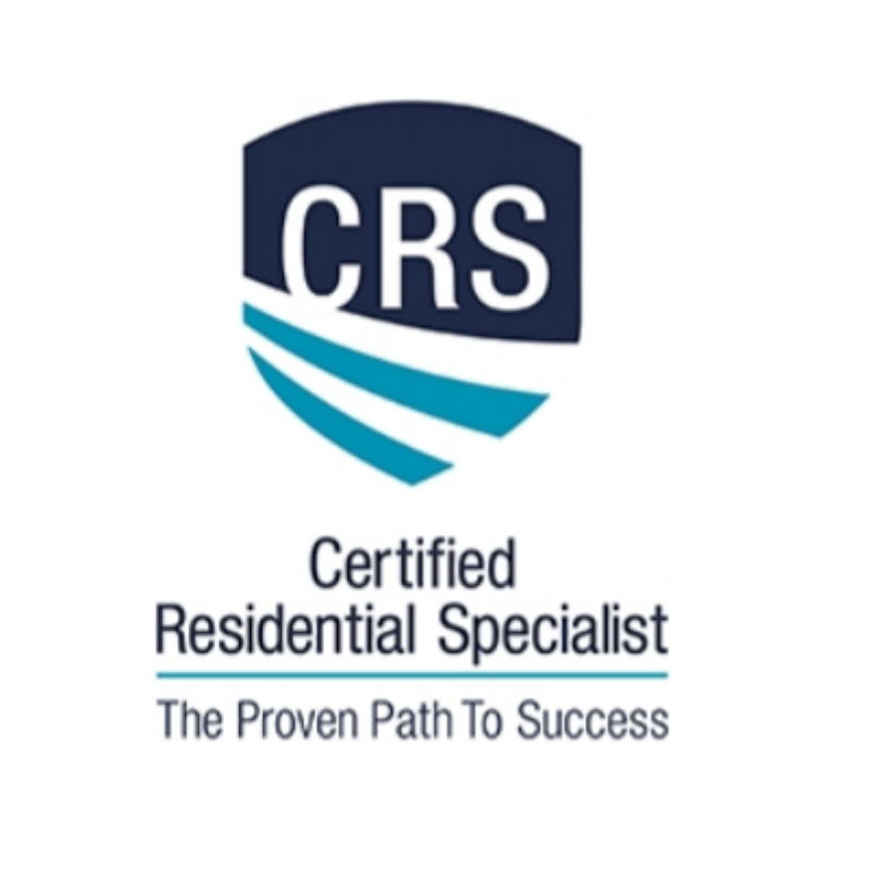 CRS logo: Navy shield with white