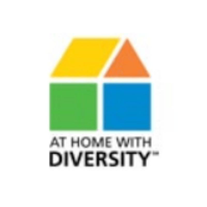 Logo: Colorful house with