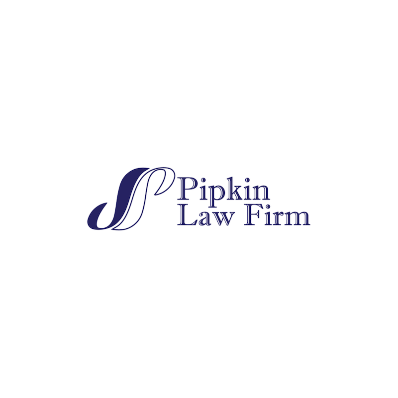 Logo for Pipkin Law Firm: a stylized 