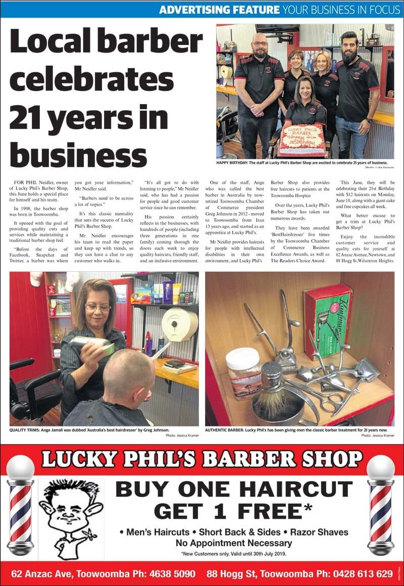 Local Barber Celebrates 21 Years In Business