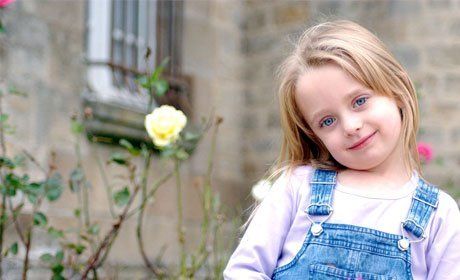 a small girl