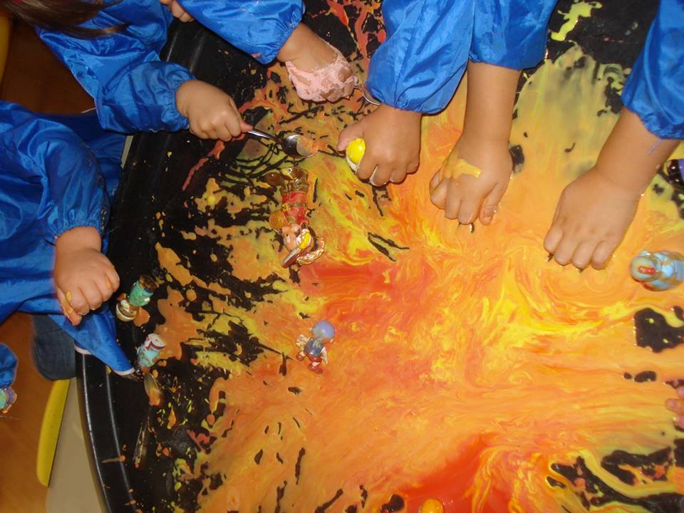 Kids painting