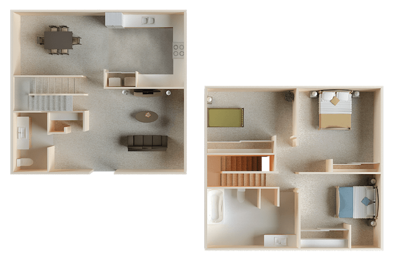Plan D - City Park Apartments