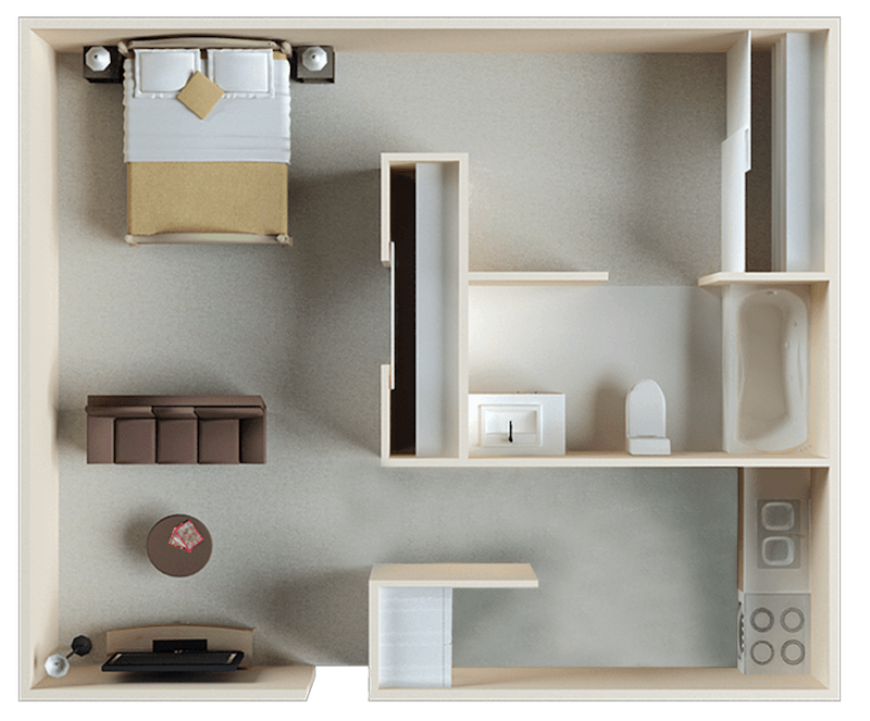 Plan A - City Park Apartments