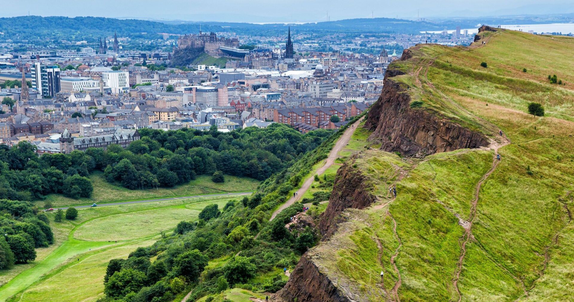 View of Edinburgh from Salisbury Crags