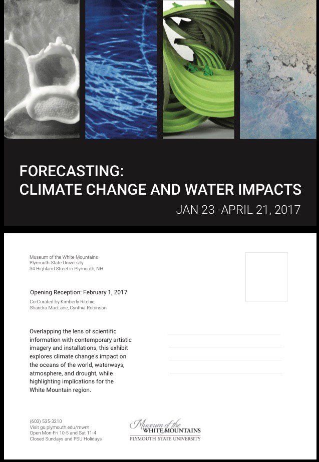 A postcard that says forecasting climate change and water impacts