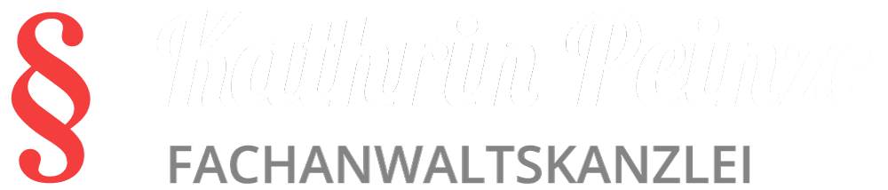 Ein rot-weißes Logo für eine Anwaltskanzlei