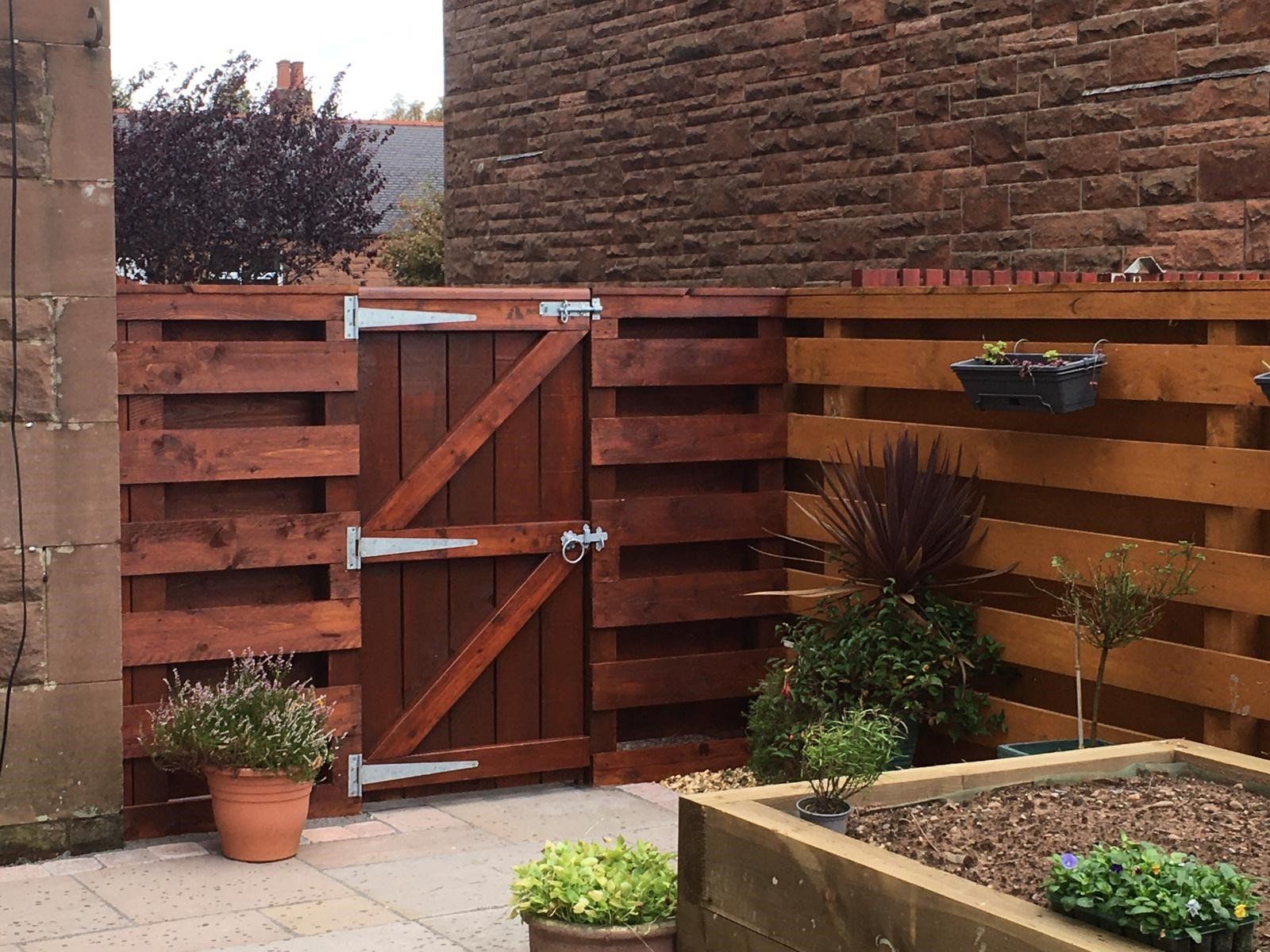 Garden fence and gate