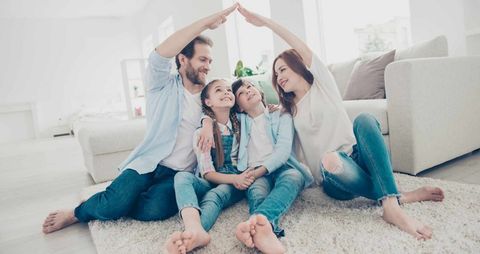 Family at home