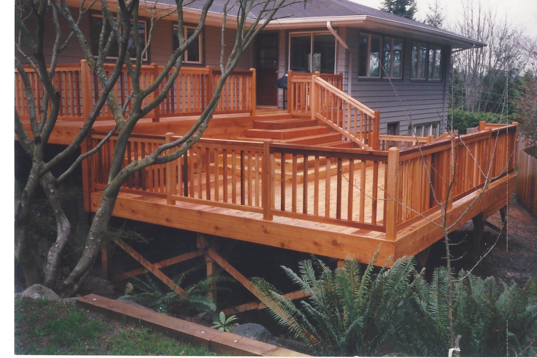 After installation - Deck Installation in Fermdale, WA