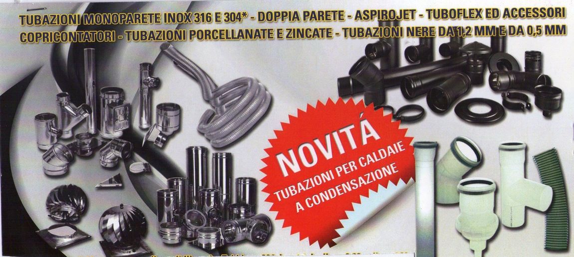 elenco prodotti, canalizzazione zincate