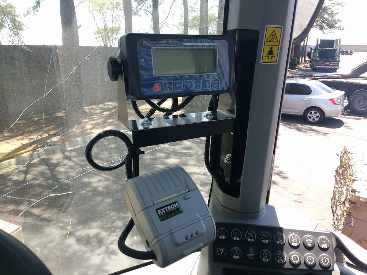 balança para maquina pá carregadeira, balança para pá carregadeira, sistema de pesagem para pá carregadeira