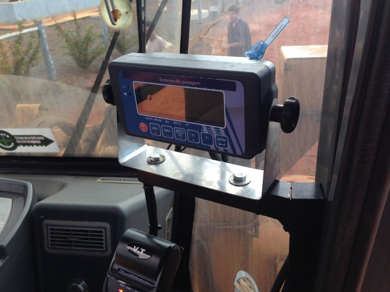 balança para maquina pá carregadeira, balança para pá carregadeira, sistema de pesagem para pá carregadeira