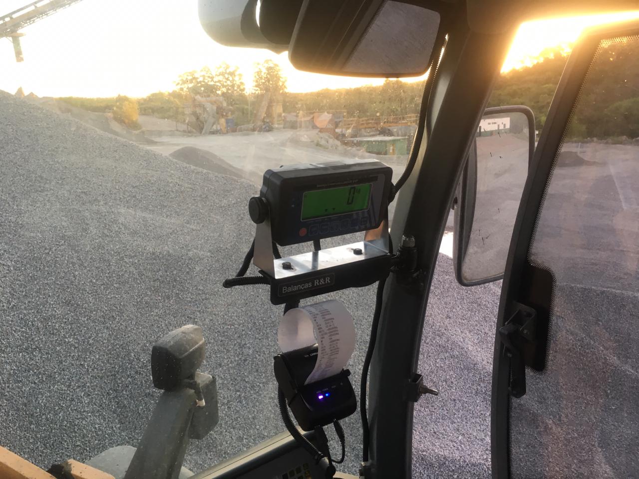 balança para pá carregadeira