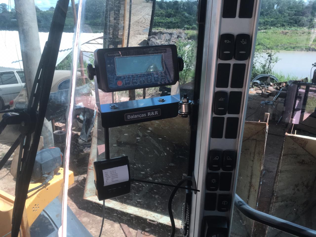 balança para pá carregadeira