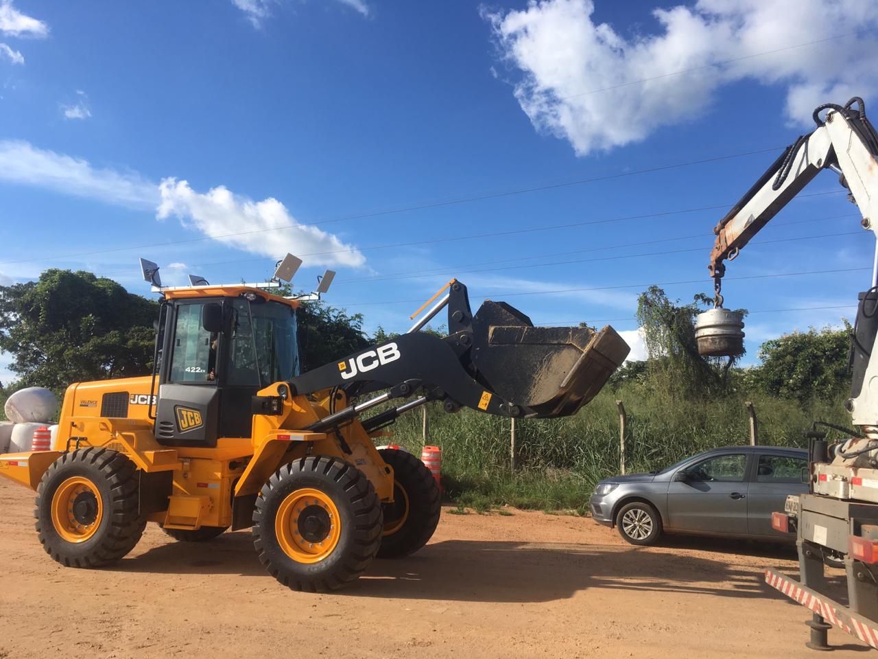 balança para pá carregadeira