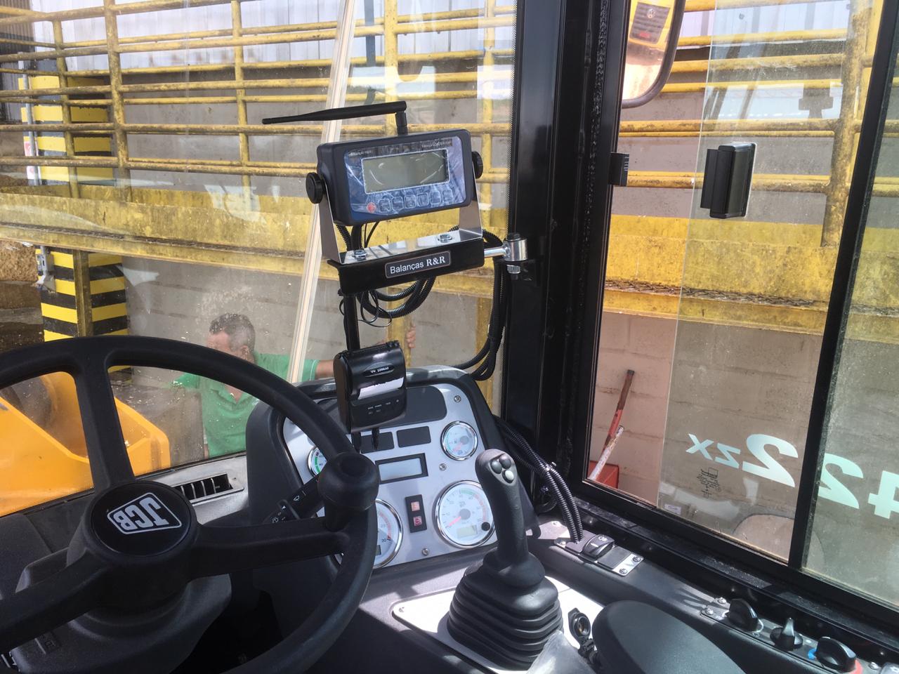 balança para pá carregadeira