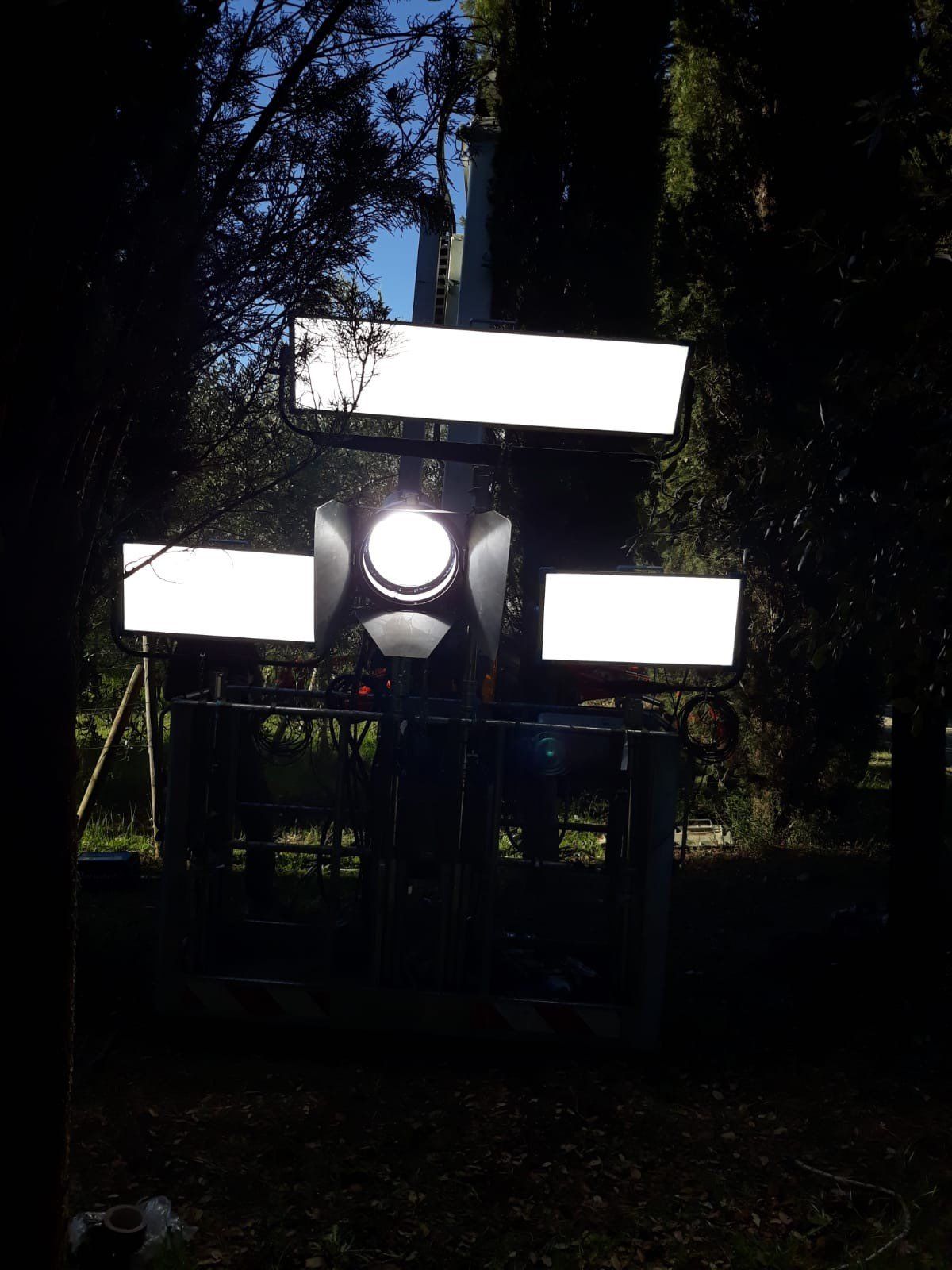 luci per lavori edili