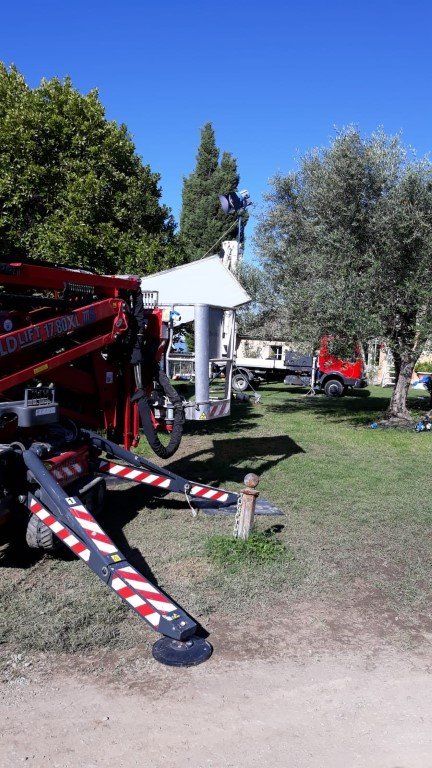 piattaforma per set cinematografici