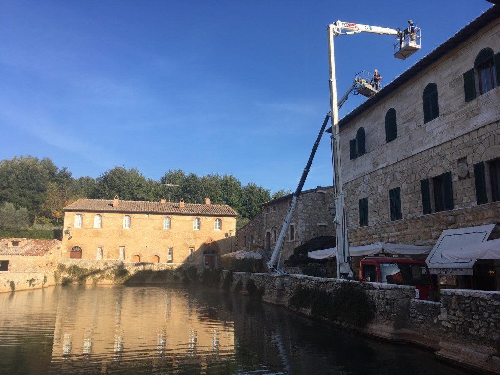 piattaforma mobile per lavorazioni edili
