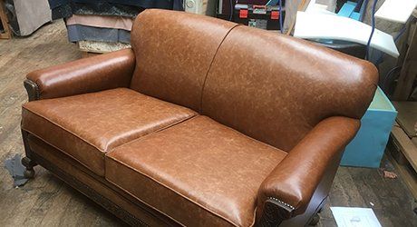 leather sofa