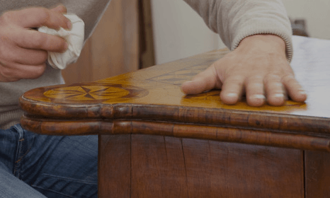 I can strip down the old surface of your furniture