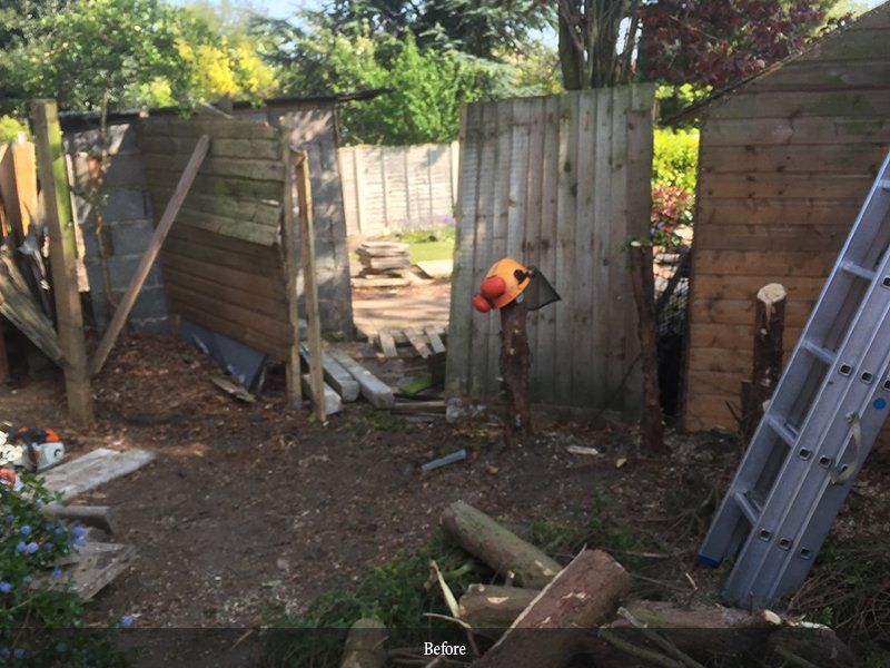 Fence installation