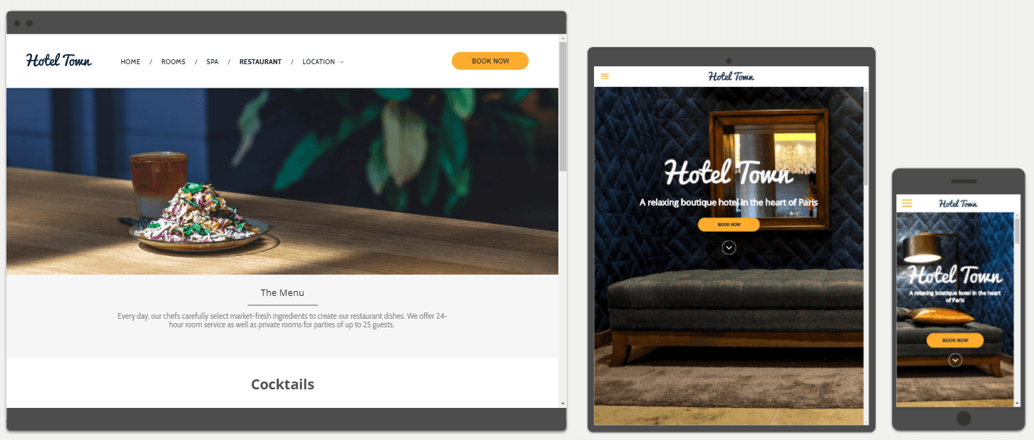 Custom Designed Website