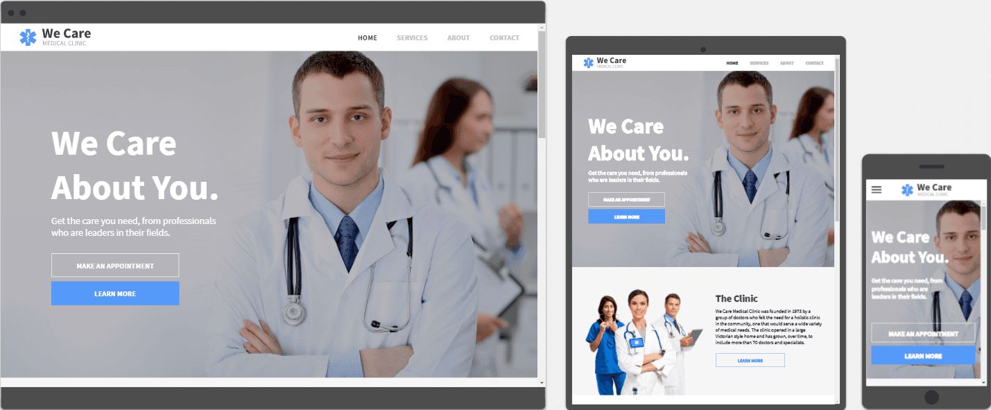 Custom Designed Website