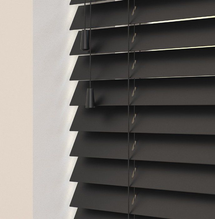 Carbon  WOODEN VENETIAN BlINDS