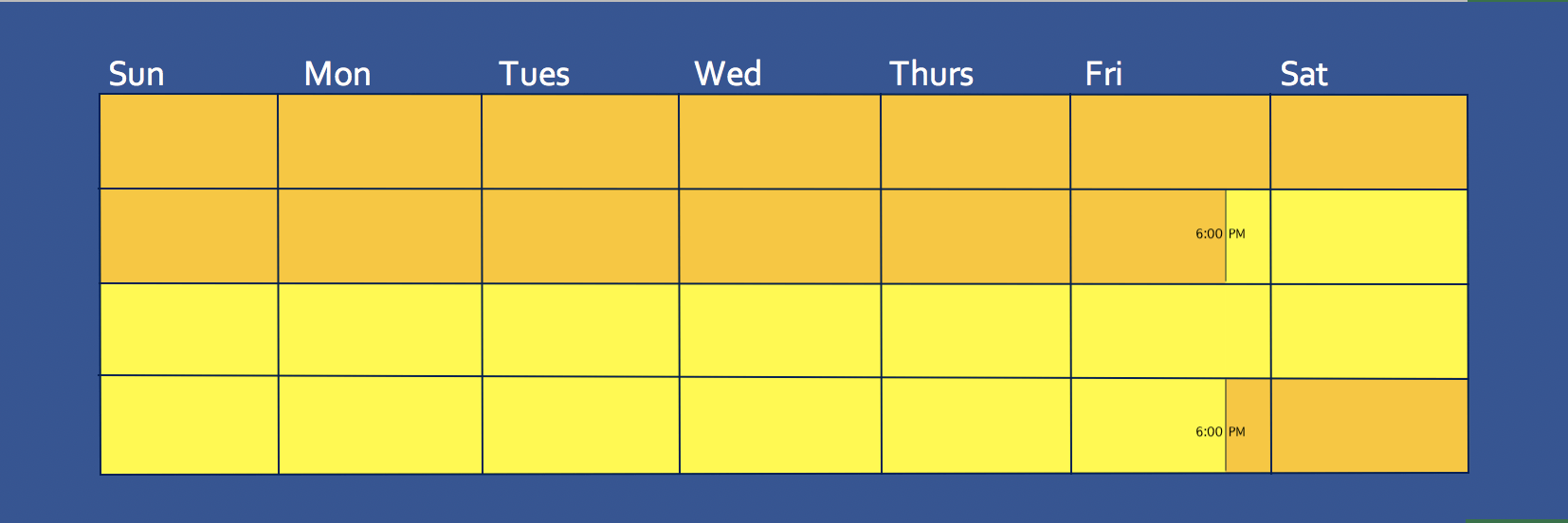 Split Custody Schedule: Two Weeks Each Child