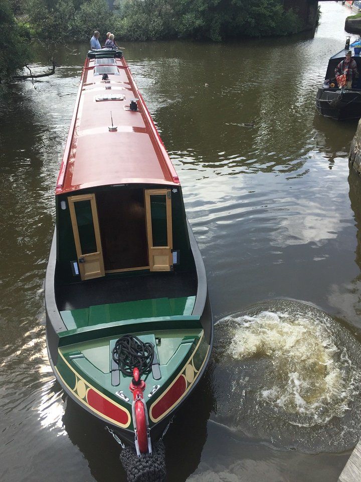 Beltane Spirit bow thruster in operation
