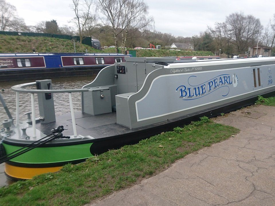 Blue Pearl cruiser stern