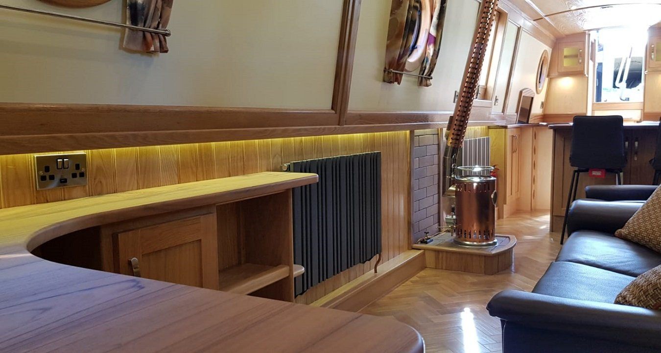 Narrowboat EH UP! interior lounge