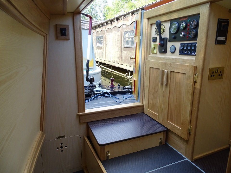 Narrowboat Fantastica instrument control panel