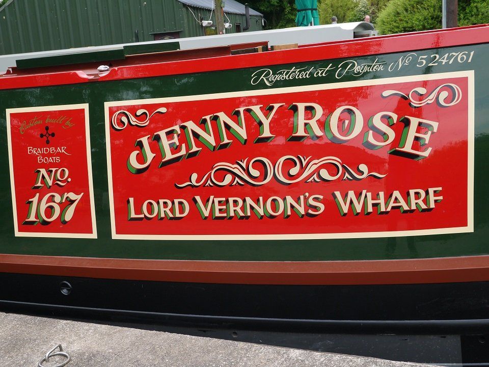 Jenny Rose sign writing