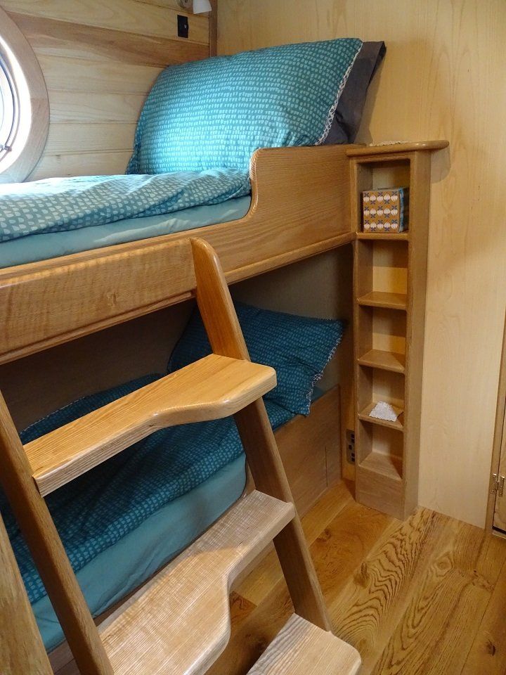 Narrowboat Megan's Jack bunk beds