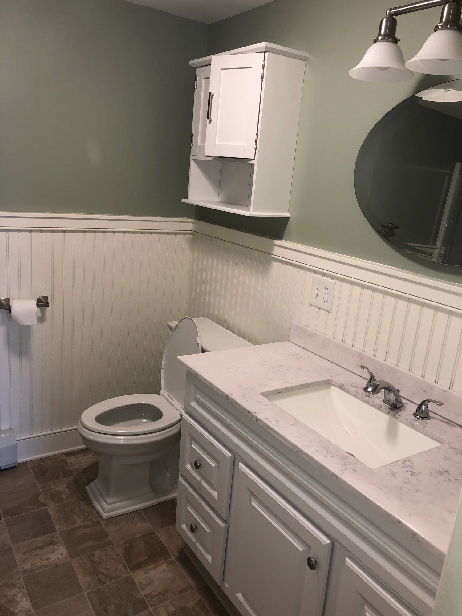Bathroom at Homestead Apartments