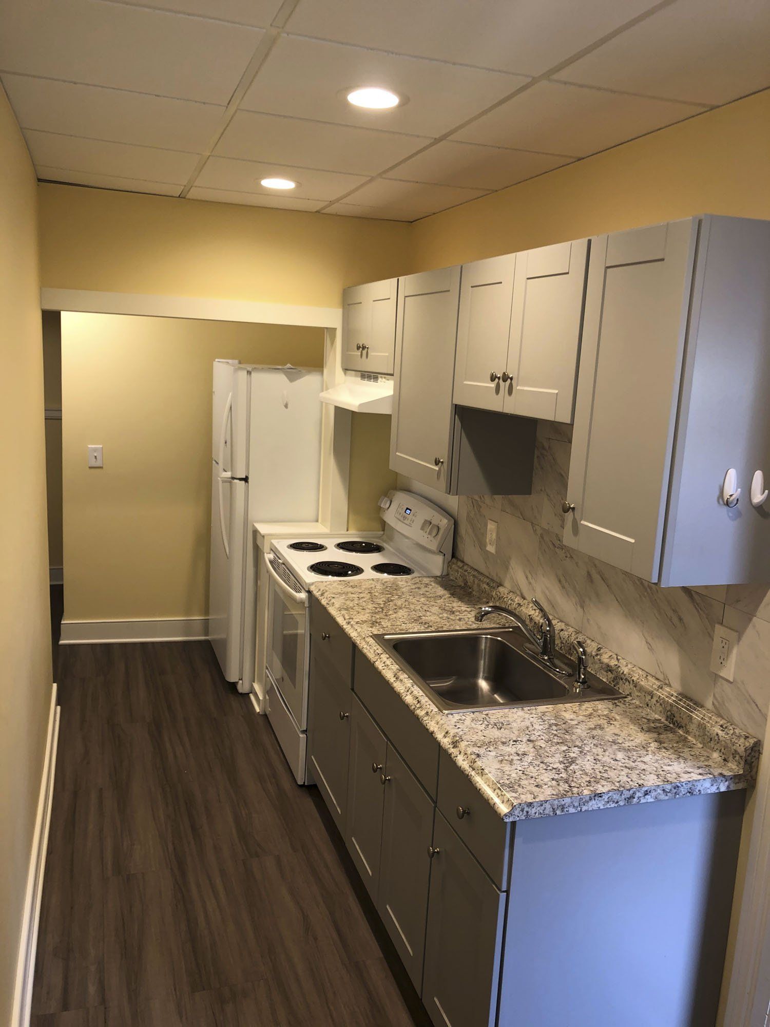Kitchen at Homestead Apartments