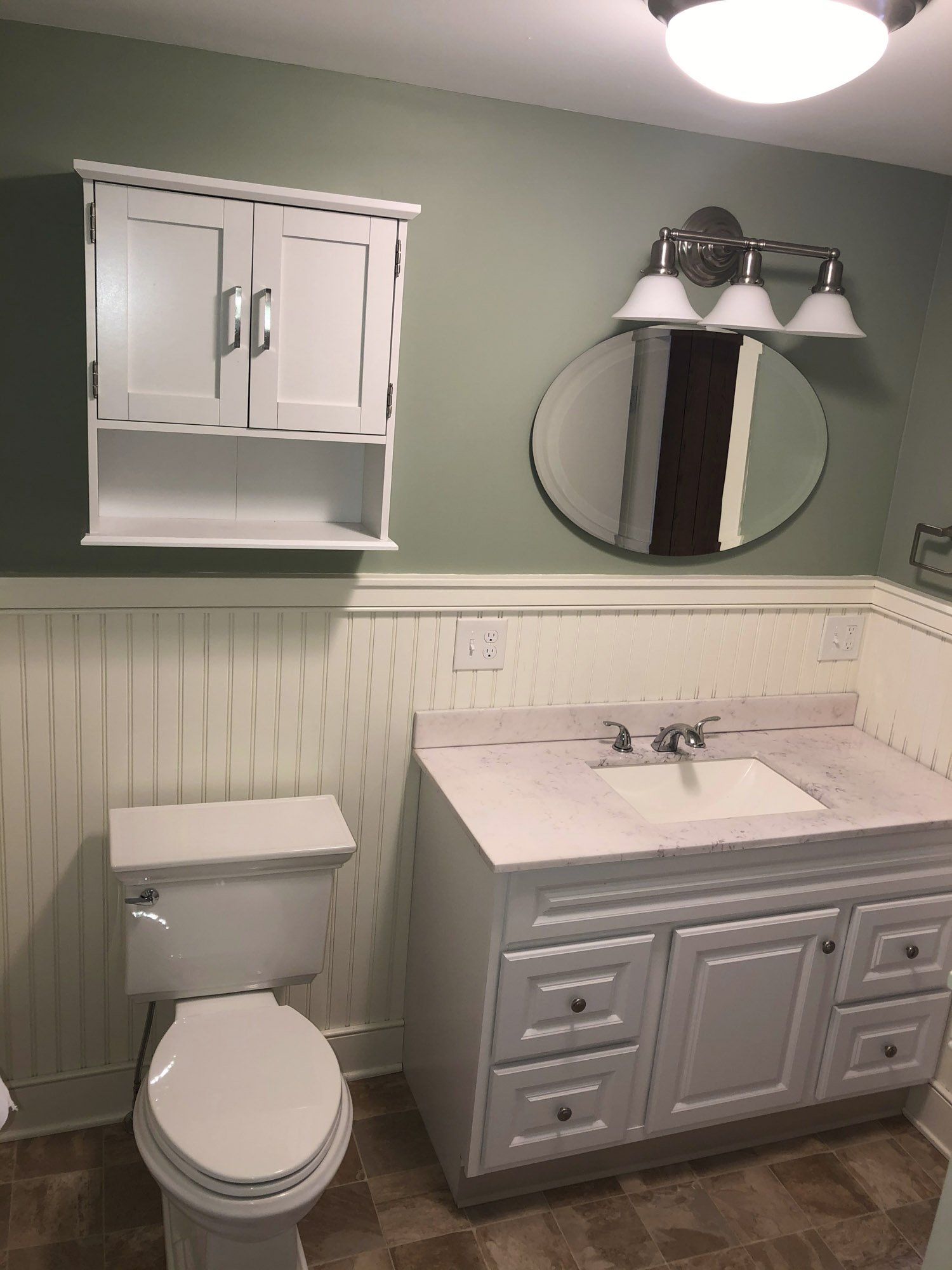 Bathroom at Homestead Apartments